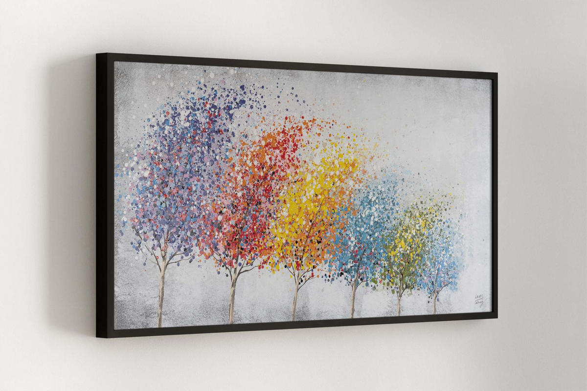 ÖLGEMÄLDE 140/70 cm - Multicolor, Holz/Textil (140/70cm) - KUNSTLOFT