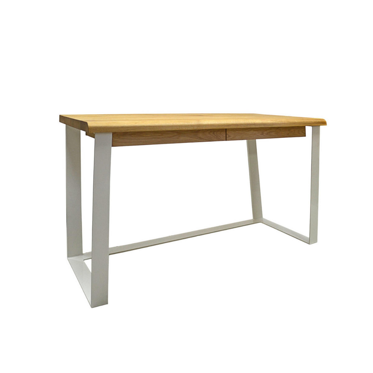 SCHREIBTISCH mit Schubladen aus Eichenholz fürs Arbeitszimmer MERGE - Eichefarben, Holz (70/140/75cm) - Rawood Furniture