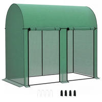 TOMATENGEWÄCHSHAUS DE-11991 2 Türen & UV-beständig Grün - Grün, Kunststoff (100/178/200cm) - ComfortXL