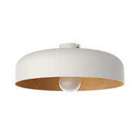 DECKENLEUCHTE Tuzzi - Goldfarben, Metall (40/40/12cm) - Lumicom