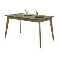 ESSTISCH Salbei, Eiche Evoke, skandinavisch 140 - 180 cm, Küchentisch ausziehbar - Eichefarben/Salbeigrün, Holz/Holzwerkstoff (180/80/75cm) - Furn.Design