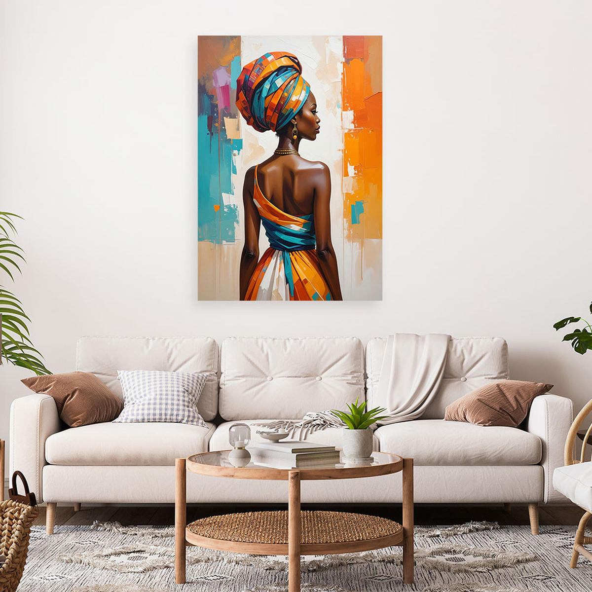 LEINWANDBILD Menschen & Charaktere 40x60cm - Multicolor, Textil (40/60cm) - Feeby