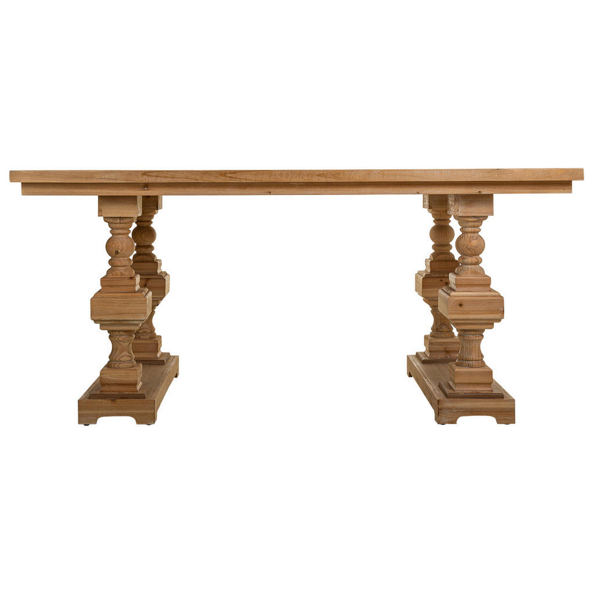 WOHNZIMMERTISCH aus Holz 180x90x80 cm - Braun, Holz (90/180/80cm) - Wanderlust