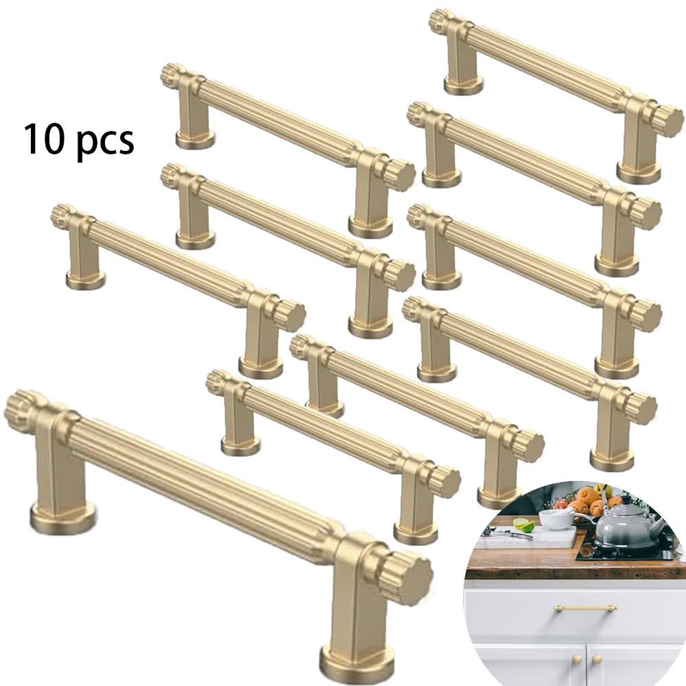 MÖBELGRIFF 10er-Set 96 mm - Silberfarben, Metall (2.5/2.5/12.5cm)