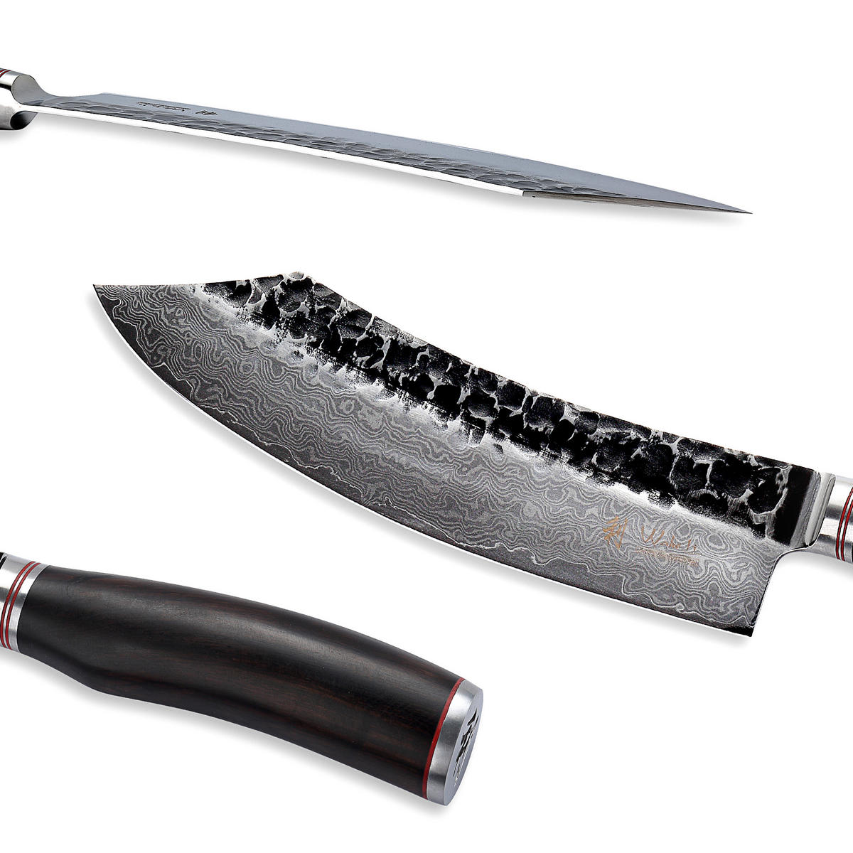 BLOCKMESSER 25 cm - Schwarz, Holz/Metall (39cm) - Wakoli