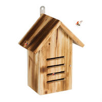 MARIENKÄFERHAUS - Multicolor, Holz (18.5/25/12cm) - Relaxdays