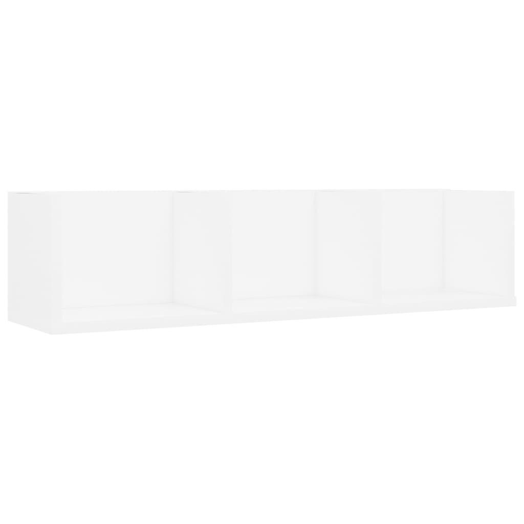 vidaXL Wandregal Weiß 75x18x18 cm