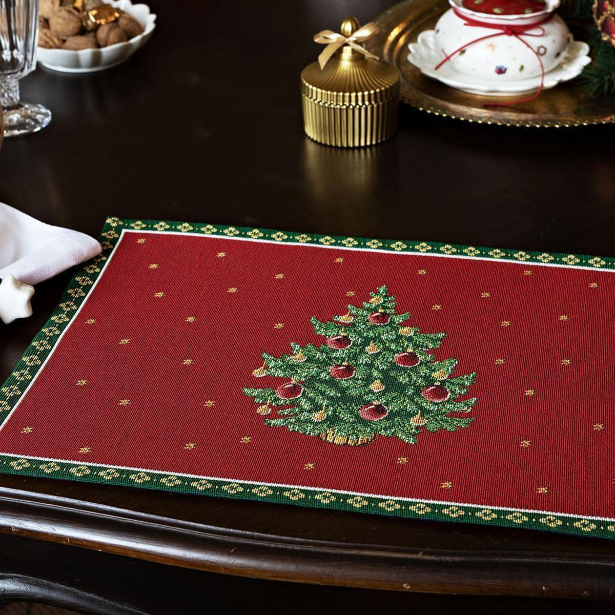 PLATZSET BAUM Toy's Delight bunt 48 x 32 cm 6er Set - Multicolor, Textil (48/32/2cm) - Villeroy & Boch