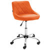 ARBEITSHOCKER Lazius Kunstleder orange - Orange, Metall (47/82/49cm) - TPFLiving