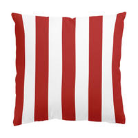 KISSENBEZUG Längsstreifen in Rot 40/40 cm - Rot, Textil (40/40cm) - Bilderwelten