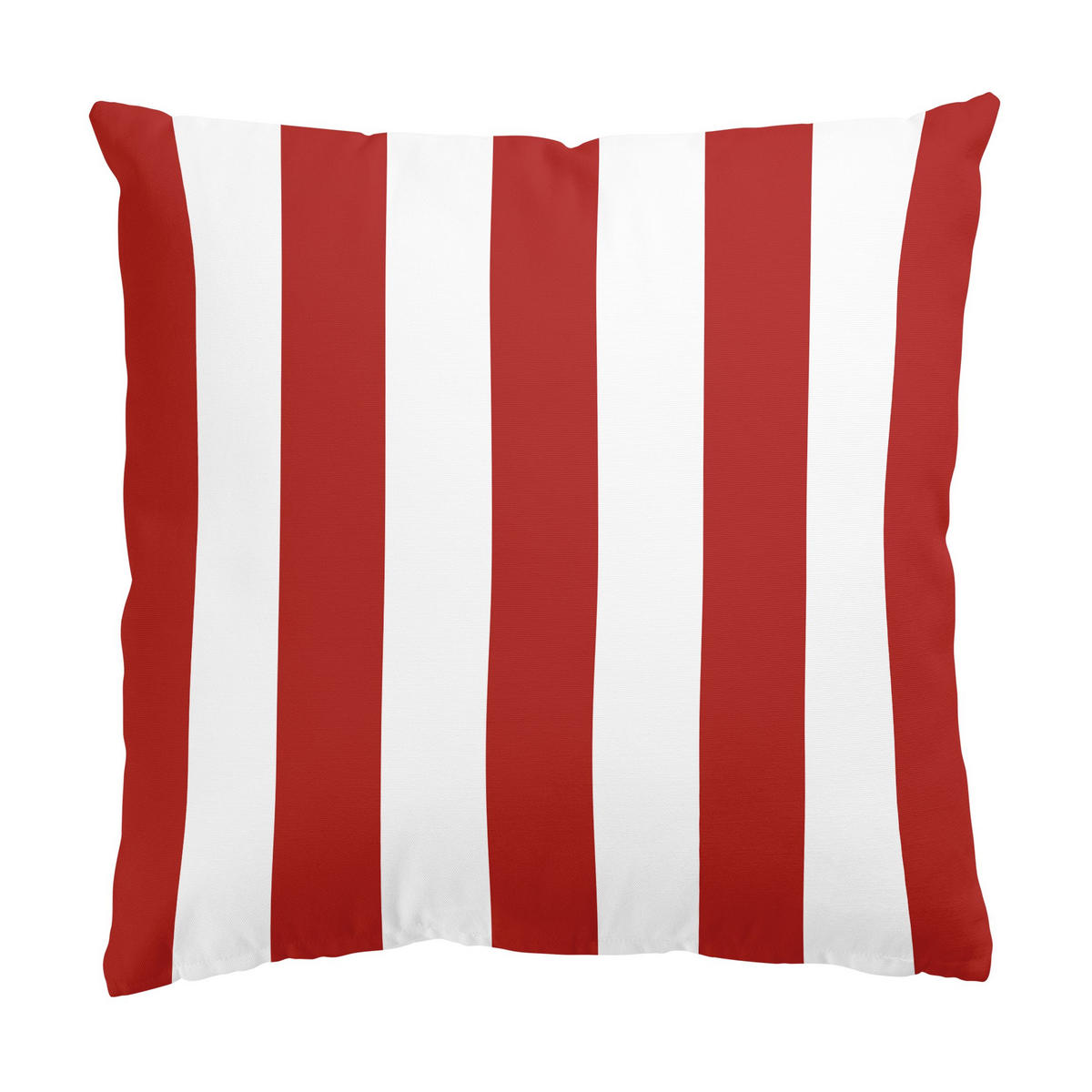 KISSENBEZUG Längsstreifen in Rot 40/40 cm - Rot, Textil (40/40cm) - Bilderwelten
