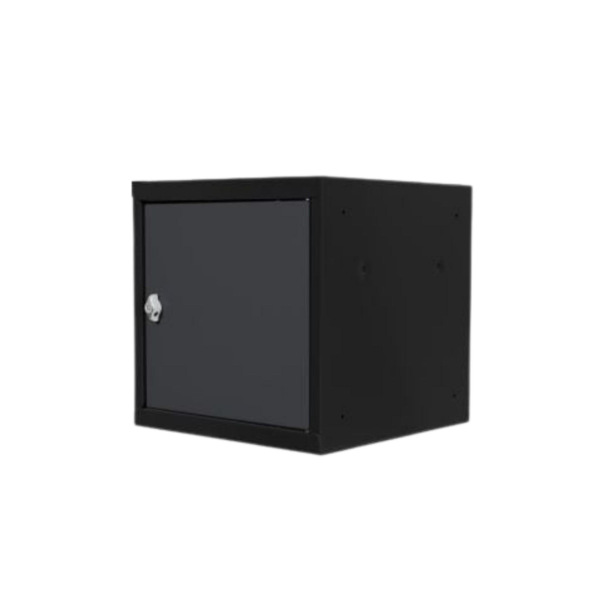 SCHLIESSFACHWÜRFEL Blocky mit Drehriegelschloss für Vorhängeschloss 40x40x40cm Anthrazit/Anthrazitgrau - Anthrazit, Metall (40/40/40cm) - PROREGAL