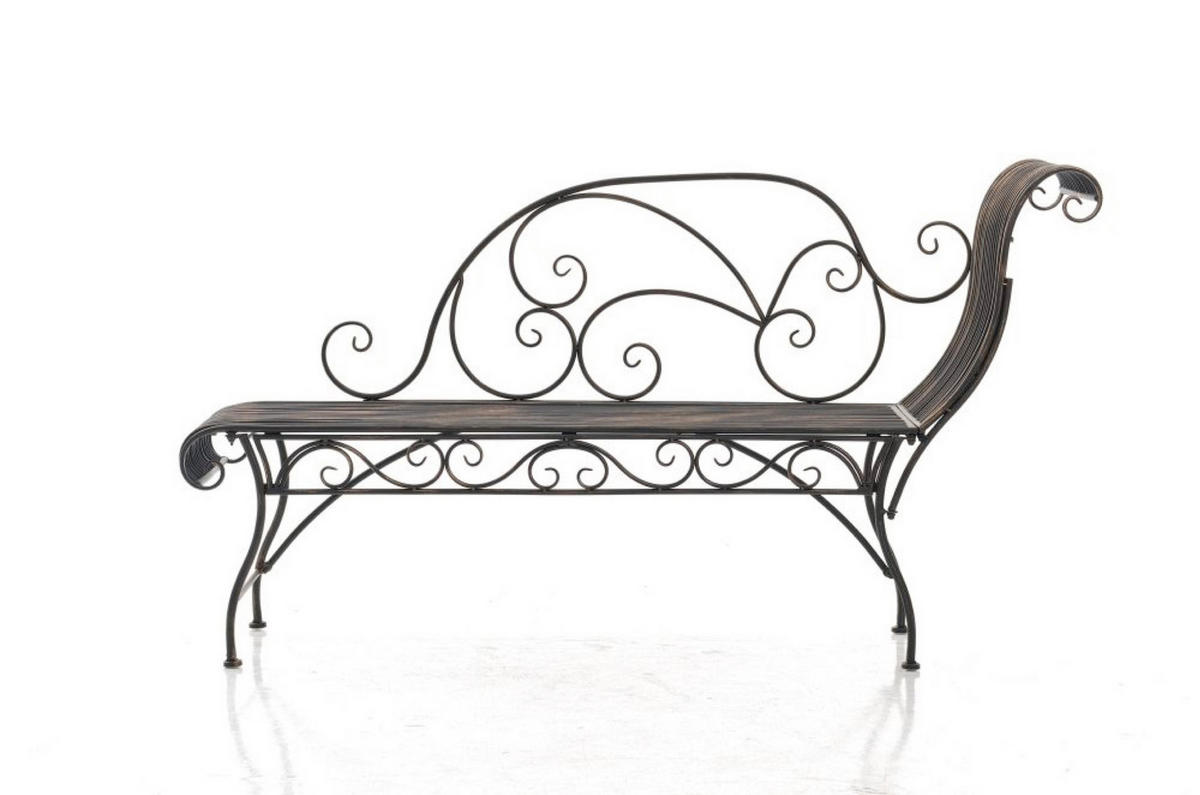 GARTENBANK Karina bronze - Braun, Metall (156/46/78cm) - TPFGarden