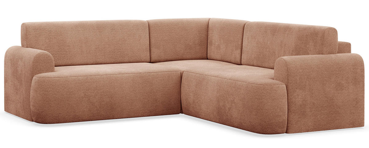 ROHOVÁ pohovka Kaveo, 245 cm univerzální s rohovým dílem - černá/pomerančová, textil/plast (245/245cm) - Selsey
