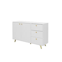 KOMMODE SEATTLE 140/86/41 cm in Weiß - Weiß, Holzwerkstoff (140/86/41cm) - Deine Möbel 24