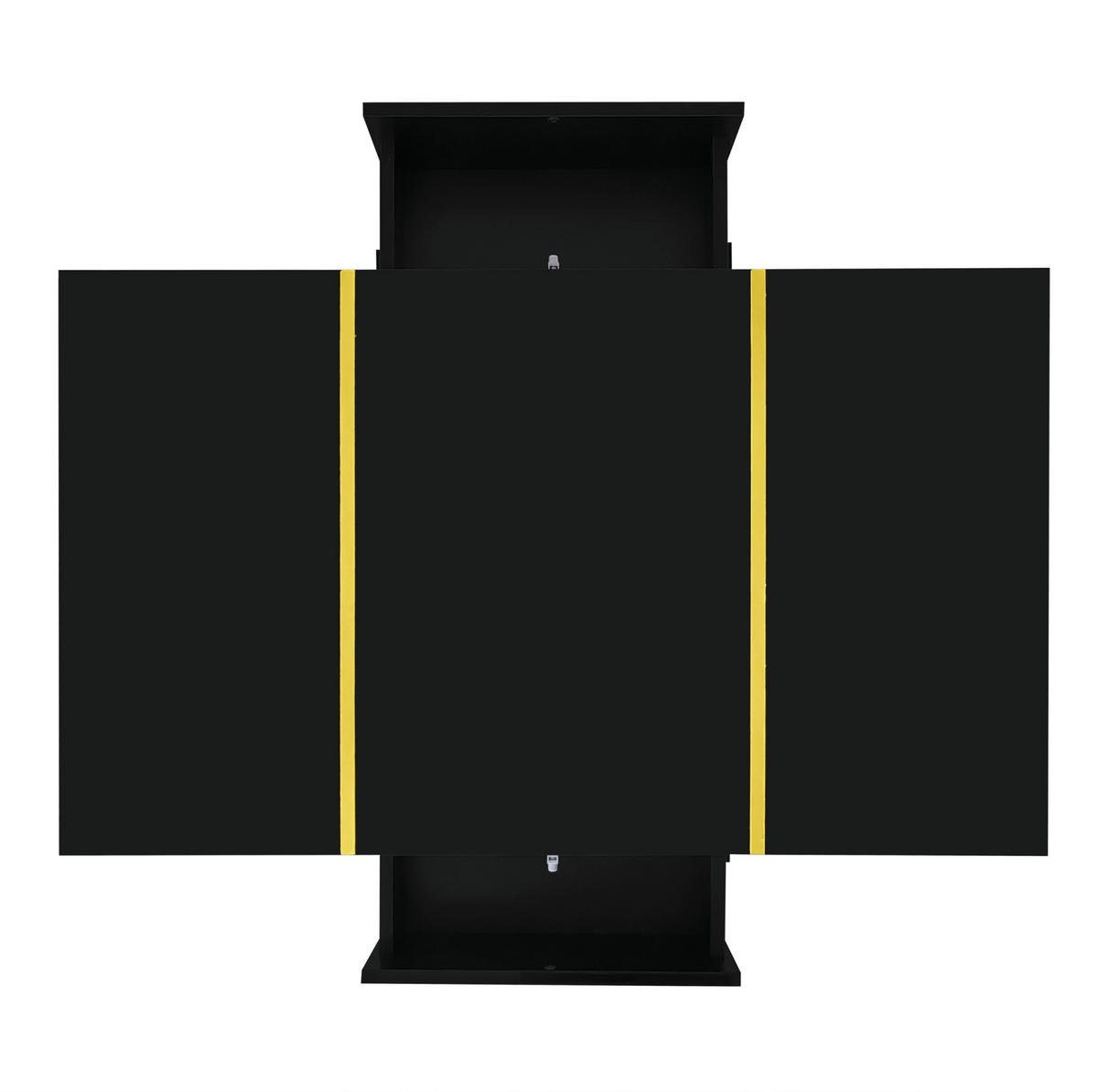 KONFERENČNÍ stolek, 100/60/41,5 cm, MDF černá ve vysokém lesku se 2 zásuvkami - černá, kompozitní dřevo (100/60/41.5cm) - BEAOK