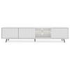 TV-SCHRANK Bello Weiß Schwarz 175 cm - Weiß, Holzwerkstoff (175/43.5/31.3cm) - Selsey