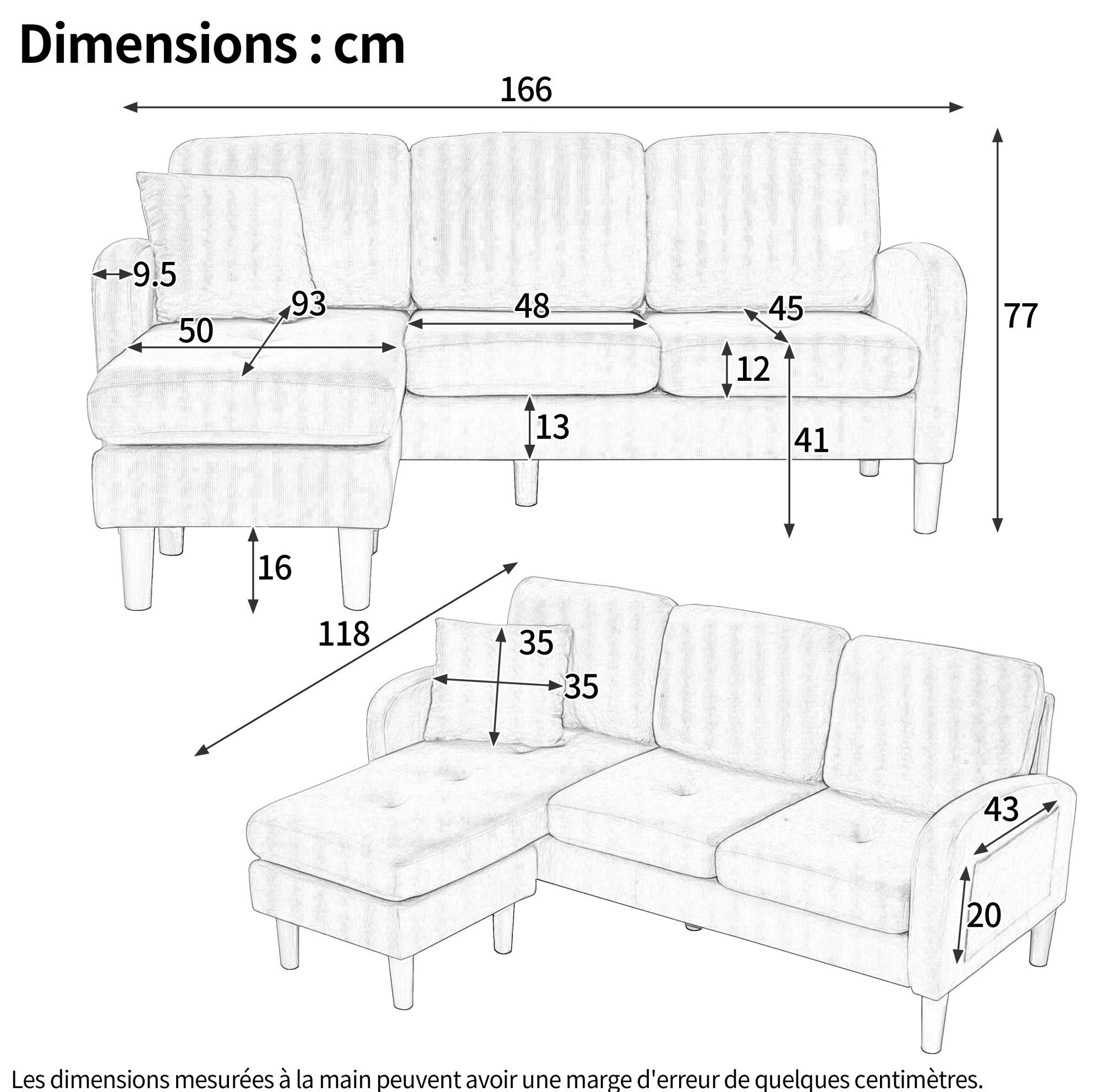 Ivmeu Sofa Grün 166x118 cm