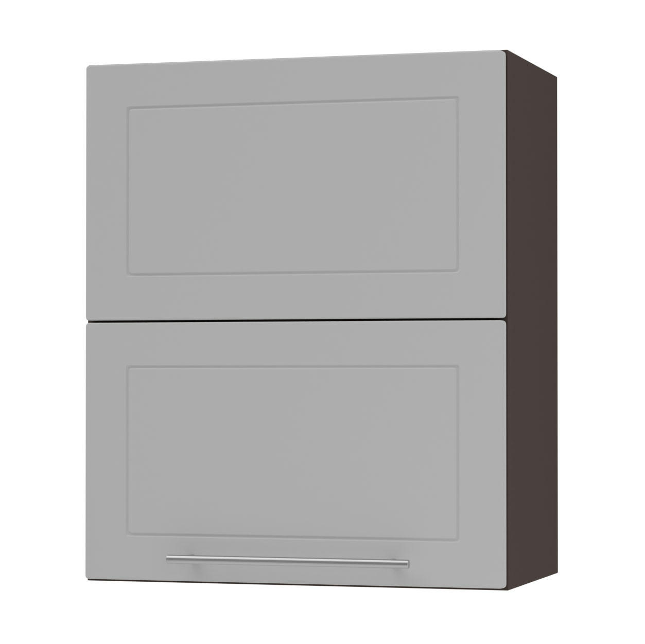 KÜCHENHÄNGESCHRANK Kvantum W8B/60 Dust Grey Matt / Lava Matt 60 / 32,5 / 72cm - Dunkelgrau/Grau, Holz/Holzwerkstoff (60/72/32.5cm) - Feldmann-Wohnen