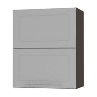KÜCHENHÄNGESCHRANK Kvantum W8B/60 Dust Grey Matt / Lava Matt 60 / 32,5 / 72cm - Dunkelgrau/Grau, Holz/Holzwerkstoff (60/72/32.5cm) - Feldmann-Wohnen