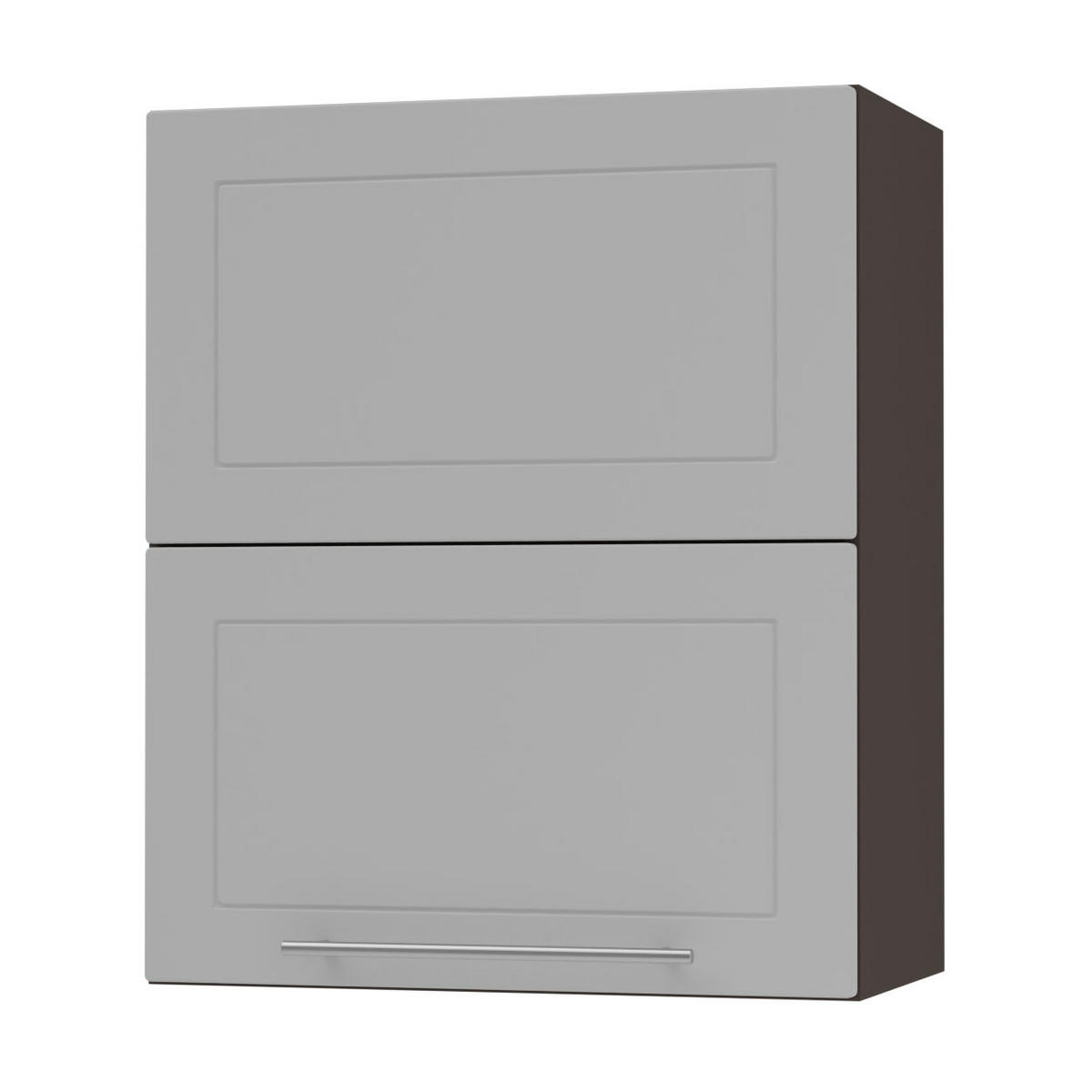KÜCHENHÄNGESCHRANK Kvantum W8B/60 Dust Grey Matt / Lava Matt 60 / 32,5 / 72cm - Dunkelgrau/Grau, Holz/Holzwerkstoff (60/72/32.5cm) - Feldmann-Wohnen