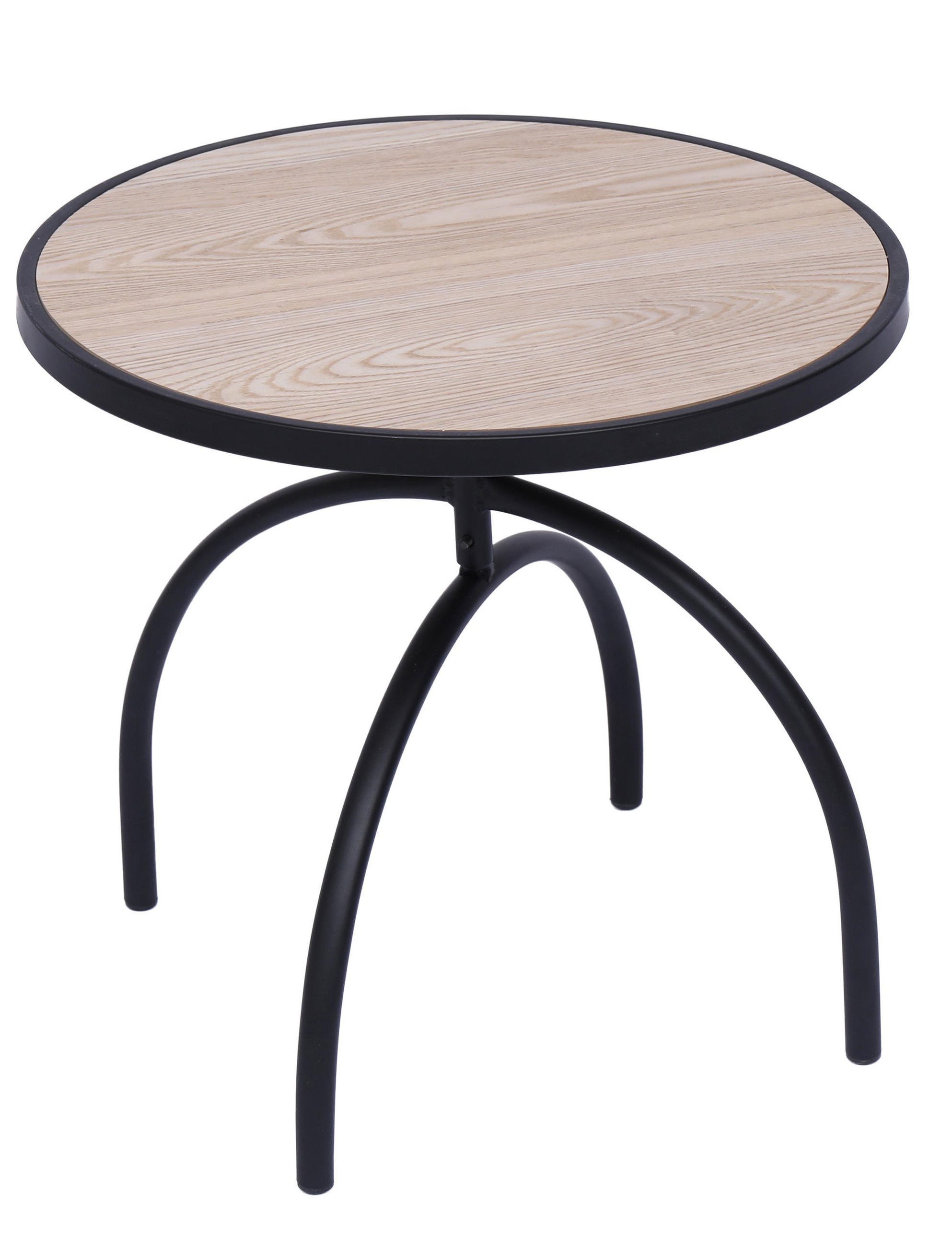 BEISTELLTISCH Rund Schwarz 45 x 45 x 41.5 cm - Schwarz, Holz (45/45/41.5cm) - Nordlys