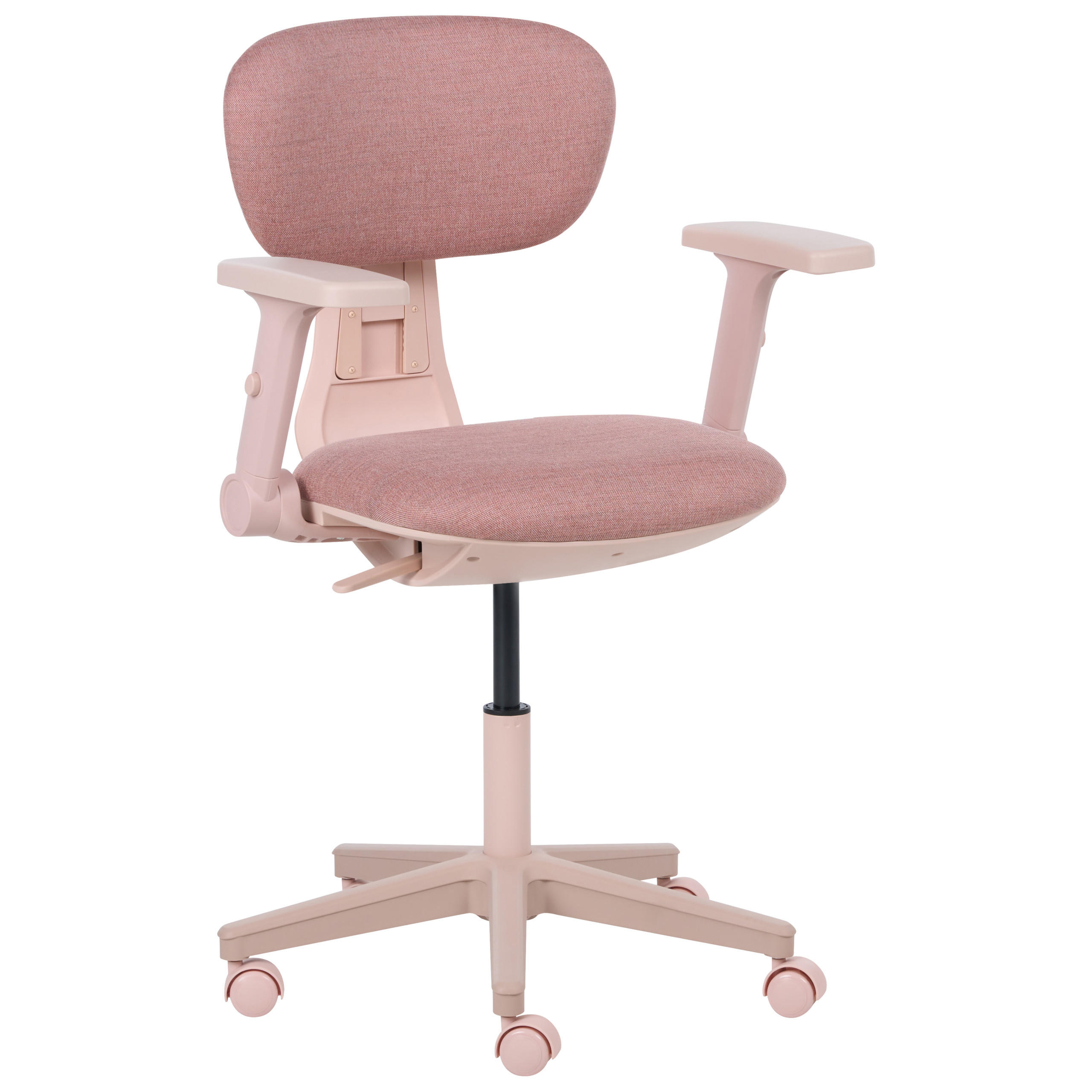 BÜROSTUHL Stoff Rosa Core - Pink, Textil (68/88/68cm) - Beliani