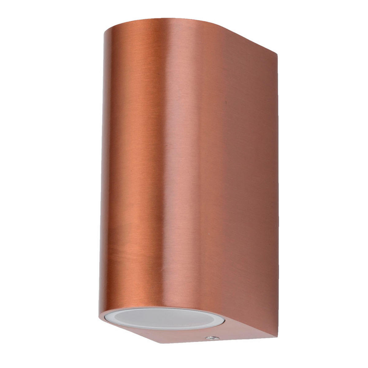 LED AUSSEN-WANDLEUCHTE Kupfer Up Down - Kupferfarben, Glas (6.5/14.5/9.4cm)