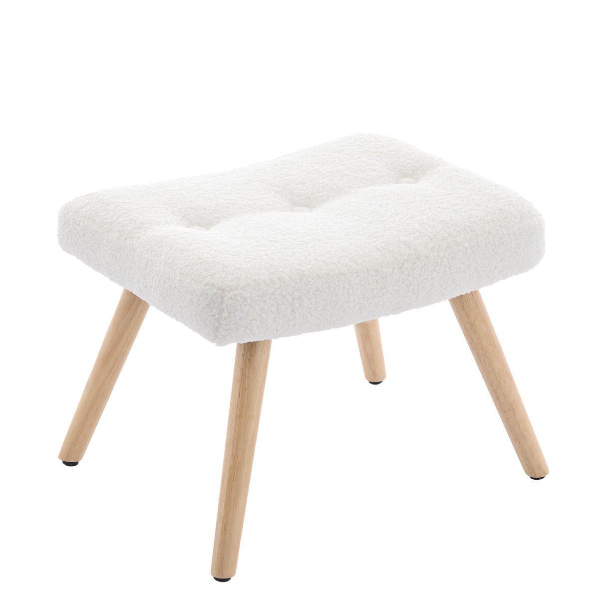 SCHAUKELSTUHL Weiß 73/92/102 cm - Weiß, Holzwerkstoff/Textil (73/102/92cm) - Urban Meuble