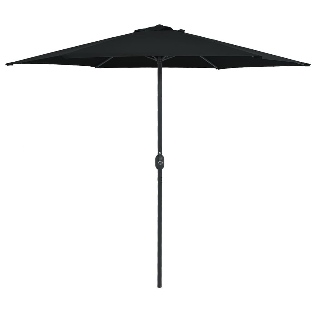 furnicato Sonnenschirm Schwarz 270x270 cm