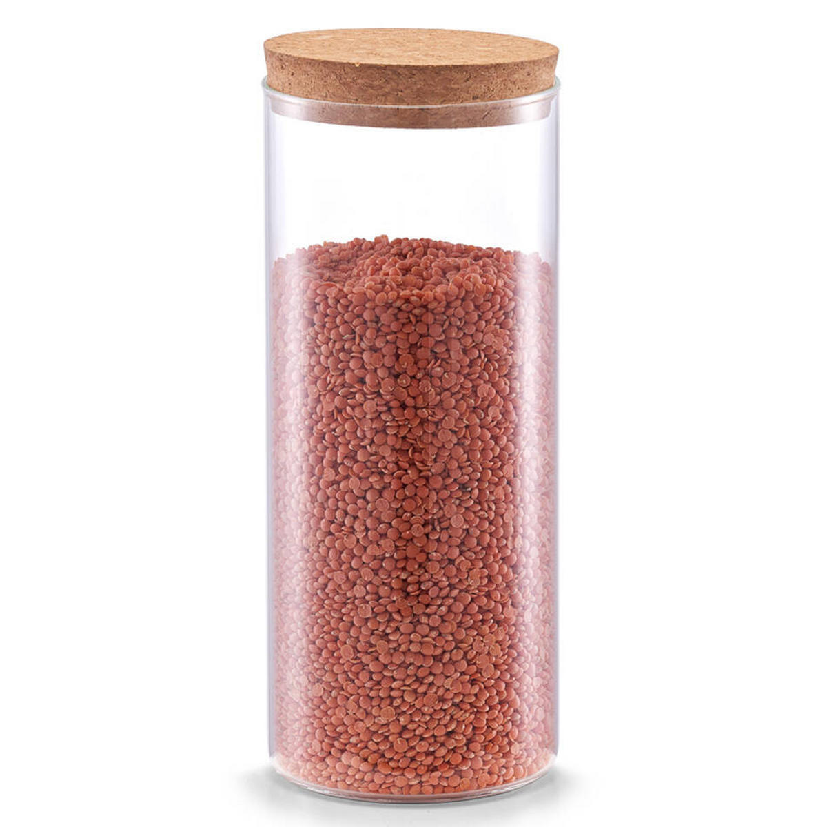 GLASGEFÄSS Korkdeckel 1400 ml - Transparent, Glas (9.5/23.5/9.5cm)