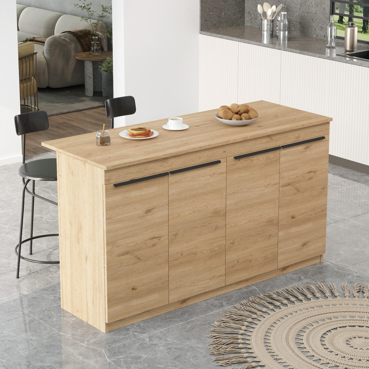 ESSTISCH lark Braun - Braun, Holz (160/60/90cm) - Habitat Garten