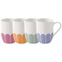 HENKELBECHER-SET Fleu Couleur bunt 290 ml 4er Set - Multicolor, Keramik (0.29L) - Villeroy & Boch