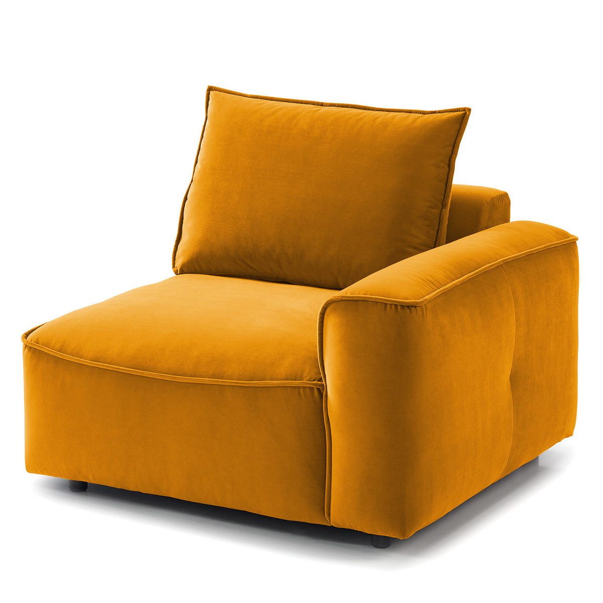 MODULSESSEL - Orange, Textil (104/82/99cm) - home24