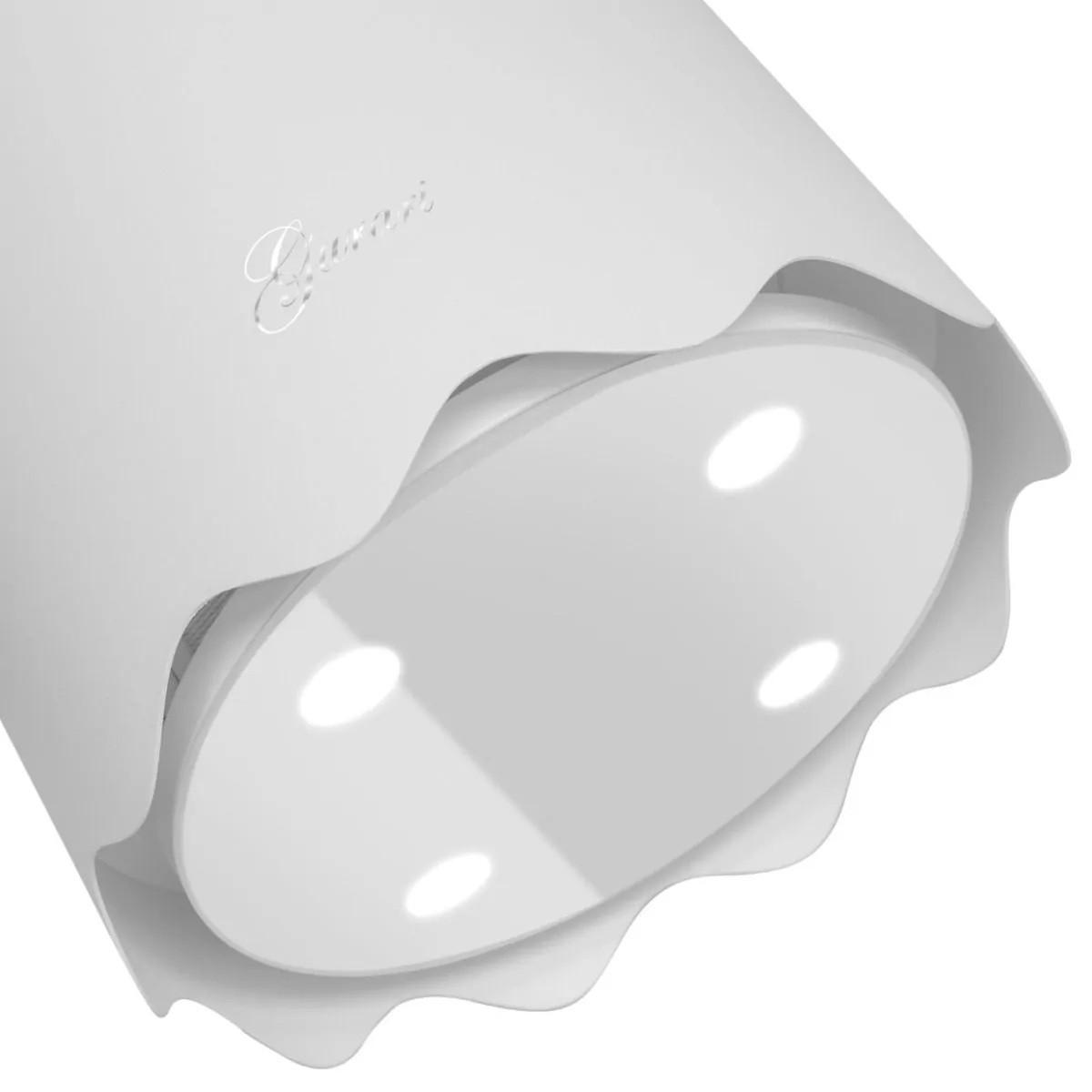 DUNSTABZUGSHAUBE GCH P 892 WH Diamond 40 cm 850 m³/h - Weiß, Metall (40/87/20cm) - Gurari