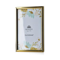 BILDERRAHMEN Adi Gold 15/10/1 cm Metall - Goldfarben, Metall (10/1/15cm) - Mondex