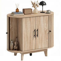 SIDEBOARD Eiche-Nachbildung, 4 Türen, 90/40/76 cm - Eichefarben, Holz (90/76/40cm) - PANGIVO