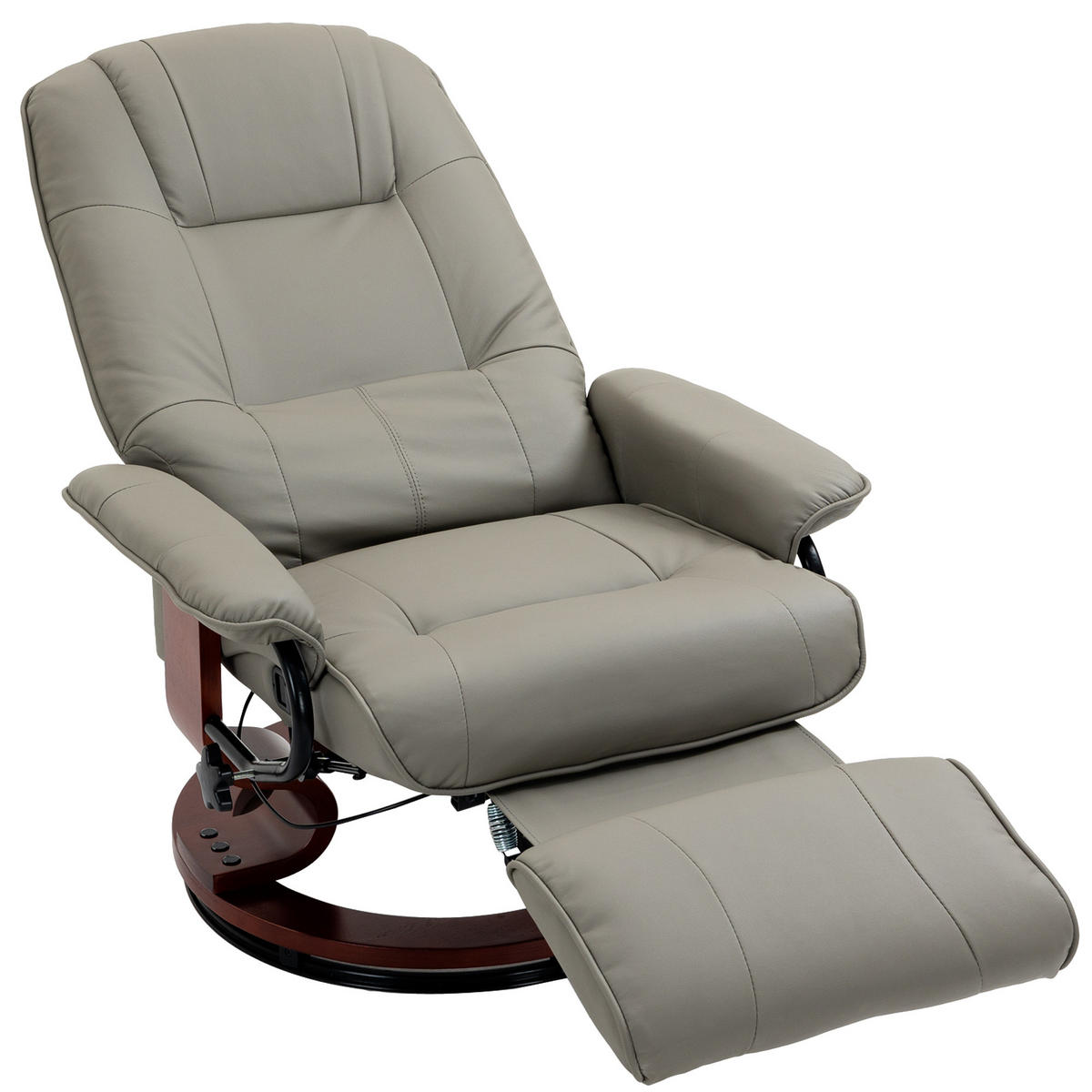 RELAXSESSEL DE-06291 360° drehbar, 145° neigbar Grau - Grau, Metall (87/100/78cm) - ComfortXL