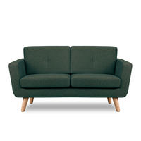 2-SITZER-SOFA TAGIO II mit Armlehnen, Marineblau - Blau, Textil (88/80/153cm) - KONSIMO®