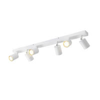 STRAHLER Roger 6-flammig 77/3/14 cm - Weiß, Metall (77/3/14cm) - Nettlife