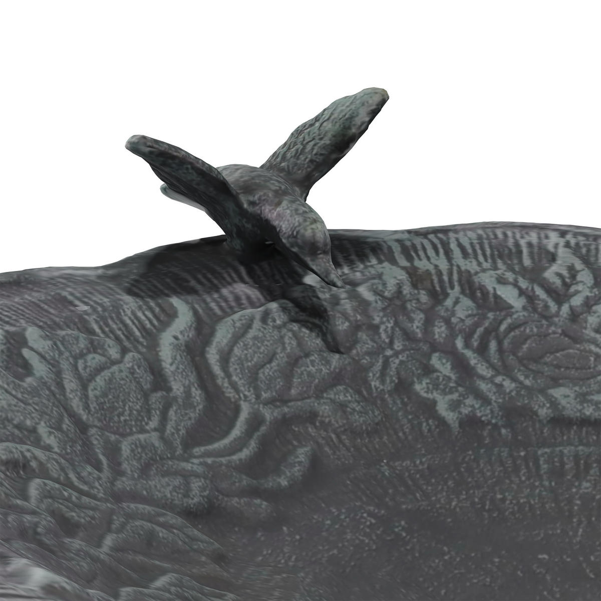 VOGELTRÄNKE - Dunkelgrün, Metall (37.5/74.5/35cm) - Relaxdays