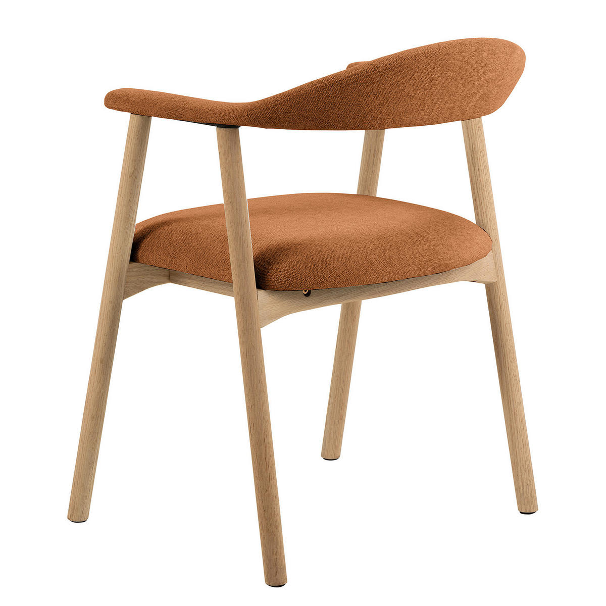 ARMLEHNENSTUHL 2ER-SET - Eiche Bianco/Beige, Eichenholz/Holz (56/76/54cm) - home24