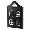 SCHLÜSSELKASTEN Stacy Schwarz 18/7/30 cm Holz - Schwarz, Holz (7/30/18cm) - Mondex