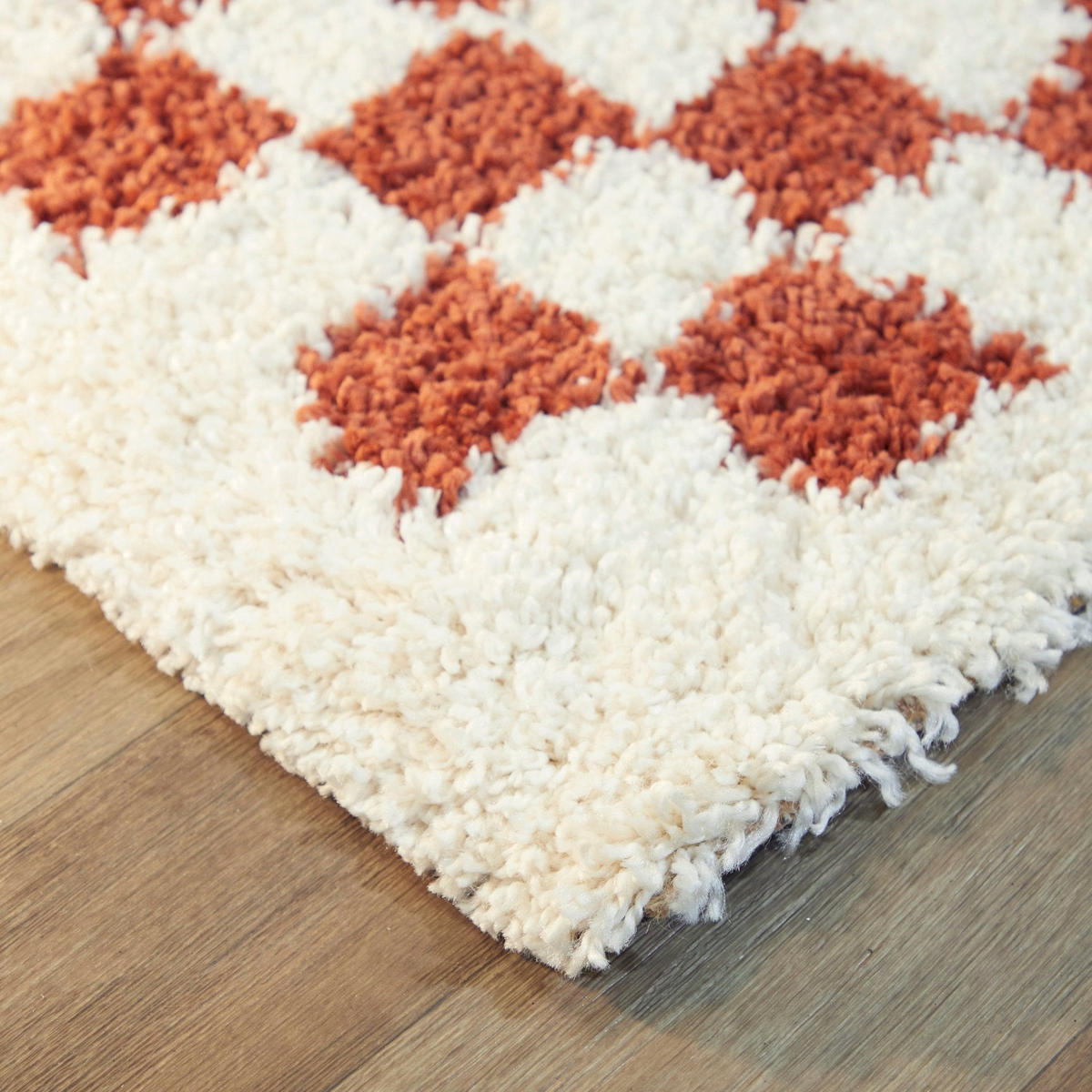 TEPPICH Hochflor, weich terracotta - Terracotta, Textil (80/150cm) - AFK Living