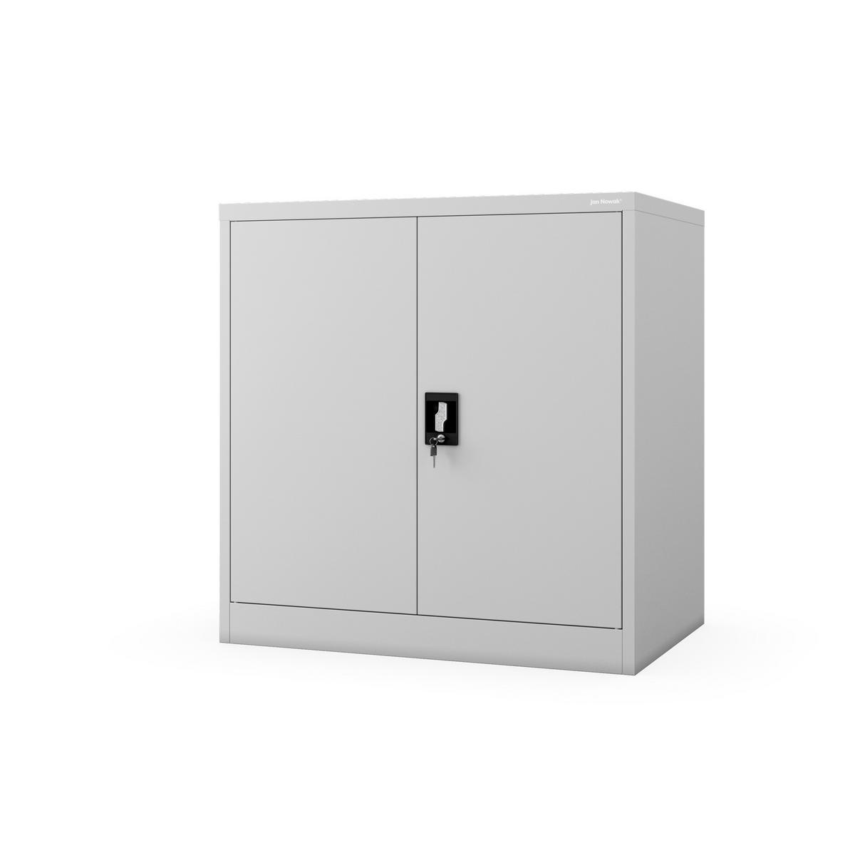METALLSCHRANK mit Schloss für Büro und Werkstatt BEATA D600 - Grau, Metall (93/90/60cm) - Jan Nowak