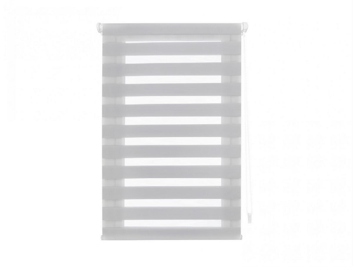ROLLO Polyester Transluzent Grau 52x180 - Grau, Textil (52/180/1cm) - Purline