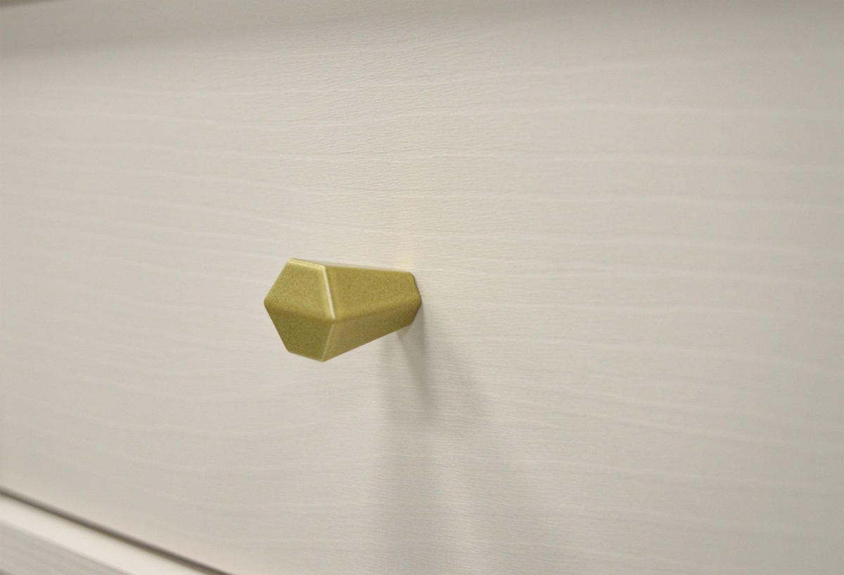 TV-MÖBEL Oktio Sandbeige 180 cm - Beige/Goldfarben, Holzwerkstoff/Metall (180/50/40.8cm) - Selsey