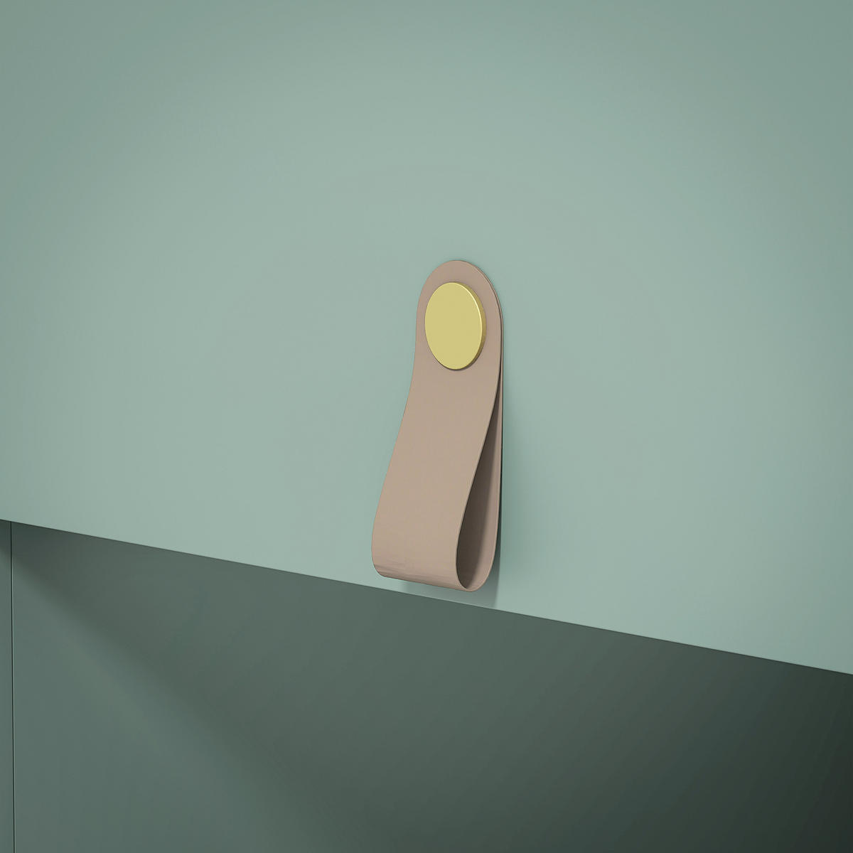NACHTSCHRANK DE-12880 Schublade und offenes Fach Grün - Grün, Holzwerkstoff (40/55/45cm) - ComfortXL