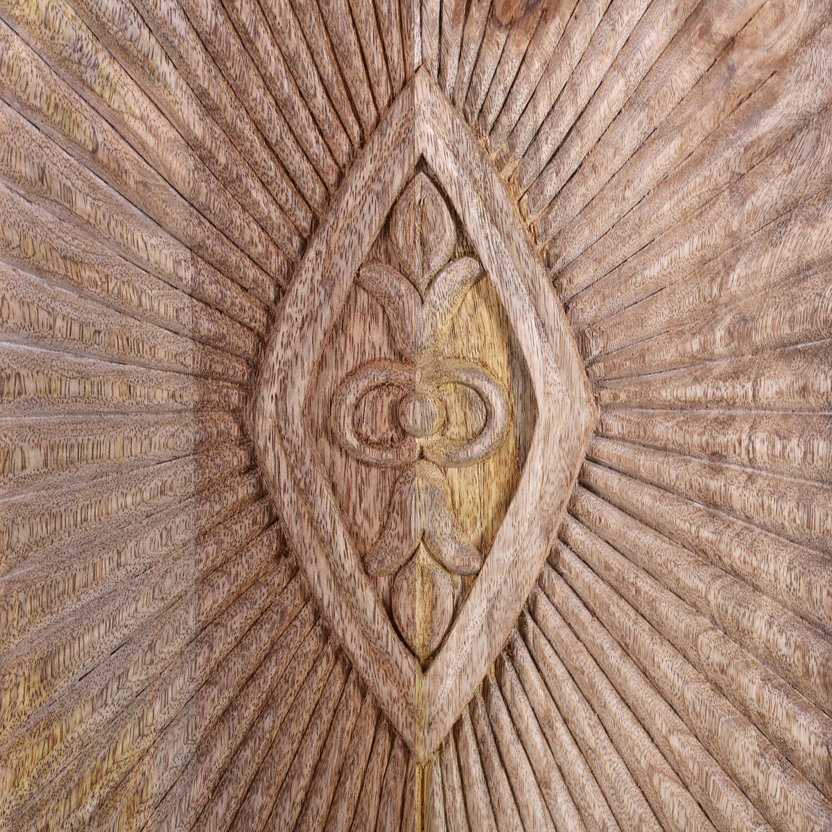 GARDEROBENSCHRANK - Mango massiv - Braun, Holz (130/184/52cm) - home24