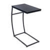 BEISTELLTISCH - Schwarz, Holzwerkstoff/Metall (25/47.5/58.5cm) - Relaxdays